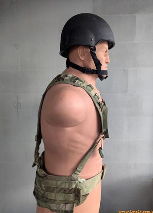 Британський розвантажувальний пояс варбелт ремінь тактичний мультикам з лямками рпс...