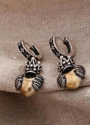 Серьги серебро оригинальные стильные silver ♥️ original ♥️