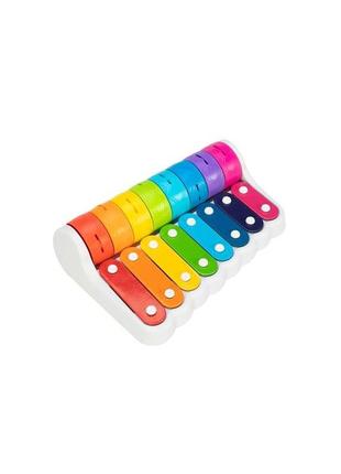 Розвиваюча іграшка fat brain toys ксилофон і дзвіночки rock n 'roller piano (f281ml)