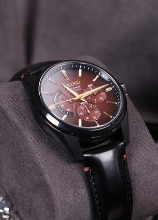 Годинник seiko presage sharp edged kabuki theater limited edition spb329j14 фото