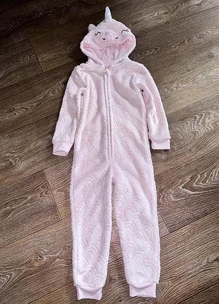 Кигуруми пижама 3-4 года единорог