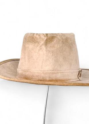 Шляпа кожаная henchell, made in Ausa, оригинал, качественная
