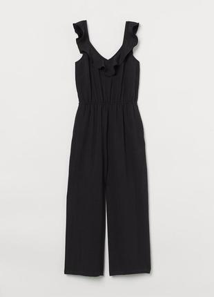 Новий натуральний комбінезон, штани кюлоти h&m