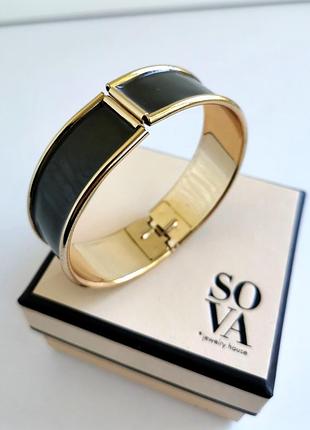 Красивый винтажный браслет с эмалью