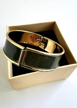 Красивый винтажный браслет с эмалью