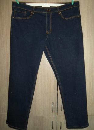 Джинсы стрейчевые f&f w 38-40 l 30 пояс 104-114 см