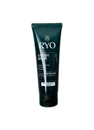 Лечебный шампунь для жирной кожи головы ryo scalp deep cleansing shampoo, 112 мл.