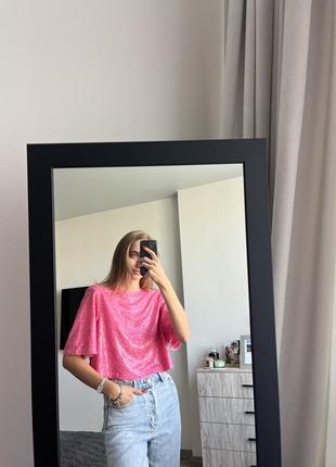 Футболка з паєтками