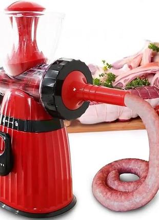 Ручна м'ясорубка meileyi hand crank manual meat mly-663 | механічна м'ясорубка