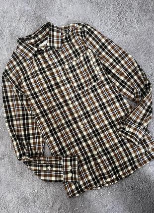 Мужская рубашка в клетку