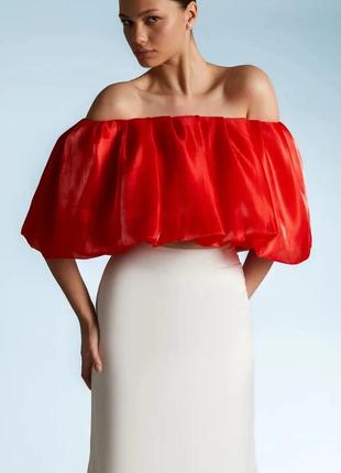 Топ из органзы