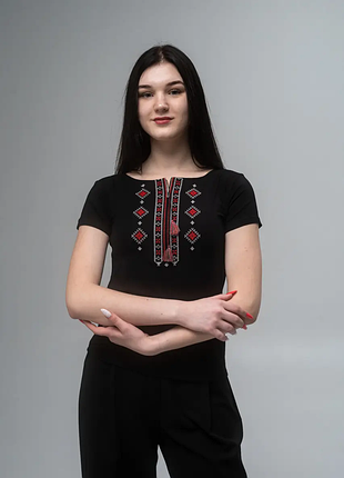 Футболка вышиванка, жіноча вишиванка жіноча