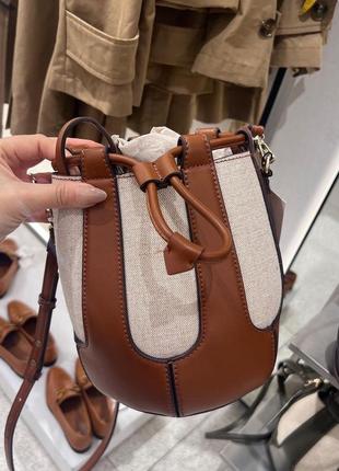 Сумка мішок zara