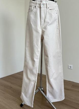 Джинсы wide leg h&m, р. 38