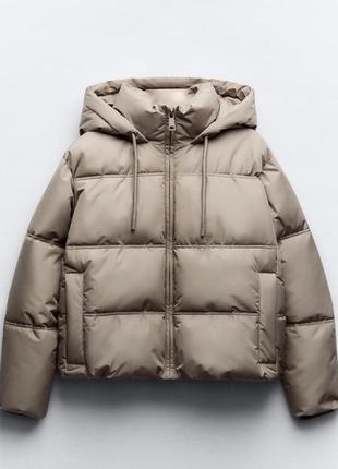 Куртка пуховик zara