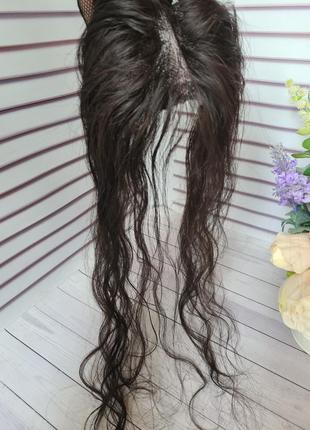 Накладка типатинг на пробор 100% натуральный волос.