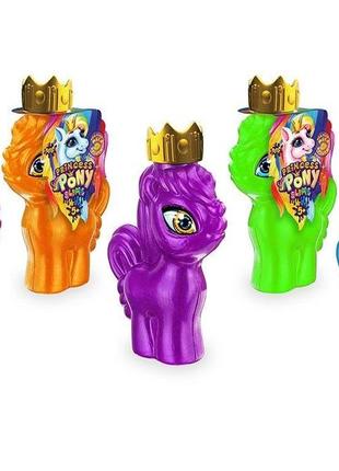 Набір креативної творчості princess pony slime (95 г), danko toys, pps-01-01u1 фото