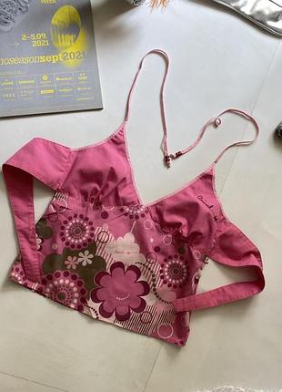 Жіночий топ бавовна з цвіточним принтом 🌺