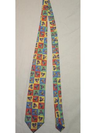 Галстук с веселым рисунком reine seide by blick