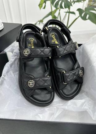 Брендовые босоножки в стиле chanel
