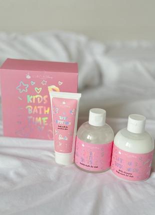 Набор детской уходовой косметики 3+ nanibeauty baby bath bubble