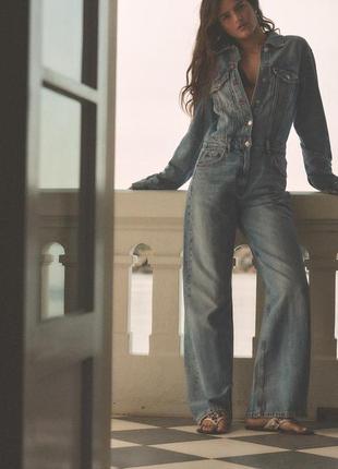 Джинсовий комбінезон zara