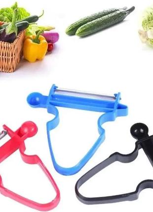 Овочечистка-овочерізка 3 шт.  шатківниця  слайсер  ручна кухонна овочерізка