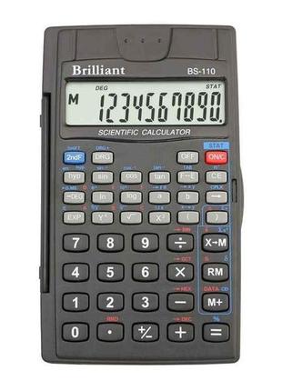 Калькулятор інженерний bs-110 82р., 56 ф-цій bs-110 тм brilliant
