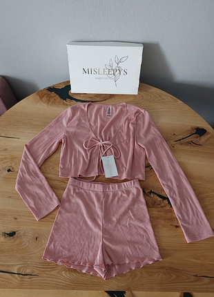 Домашній костюм піжама, шорти та кроптоп misleepys