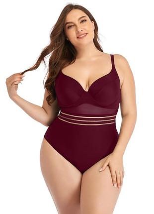 Купальник с пуш-ап и косточками.