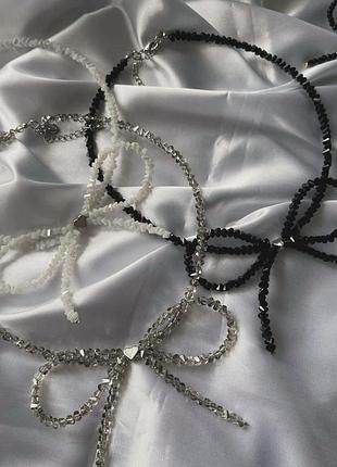 Чокер бантик