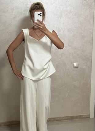 Жіноча блуза. айворі. river island розмір uk14