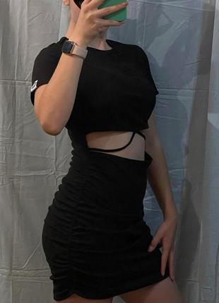 Платье h&amp;m, платье с затяжками