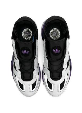 🤍💜чоловічі кросівки adidas niteball white purple💜🤍