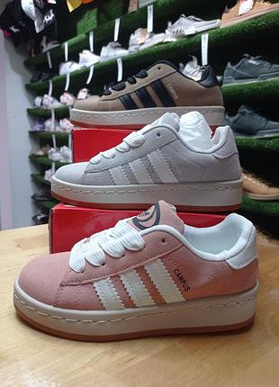 Adidas campus кеди дитячі. супер модель, три кольора.