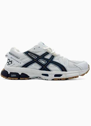 🥷🏻🤩мужские кроссовки asics gel kahana 8 white grand shark🥷🏻🤩