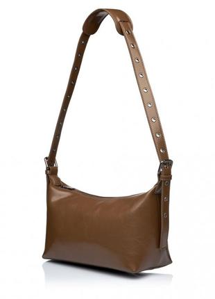 Сумка женская из натуральной кожи коричневая bags4life 89-7105