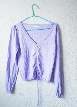 Фиалковый топ нейлон вискоза sfera casual l 🌟🌟🌟🌟🌟