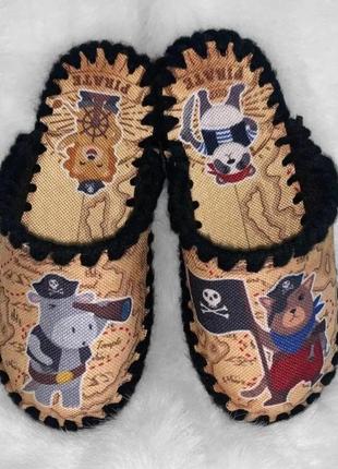 Фетрові дитячі тапочки тапки