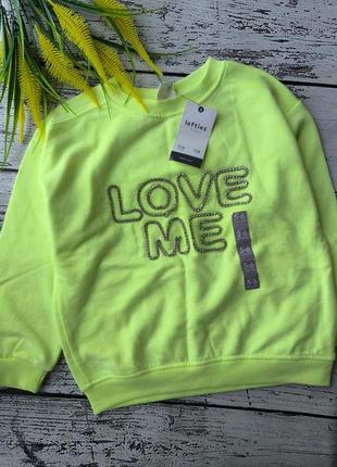 Свитшот на девочку теплый