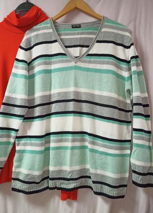 Коттоновый джемпер,52-60разм, gerry weber