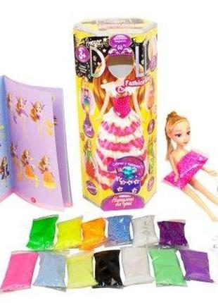 Набір креативної творчості "princess doll", danko toys, clpd-01-01u