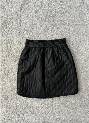 Юбка vero moda из эко-кожи