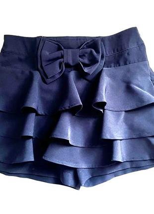 Школьная юбка - шорты рост 146/152