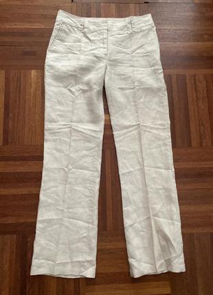 Новые льняные расклешенные брюки h&m 6 36 s швеция 🇸🇪