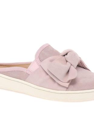 Красивые замшевые шлепанцы мюли ugg