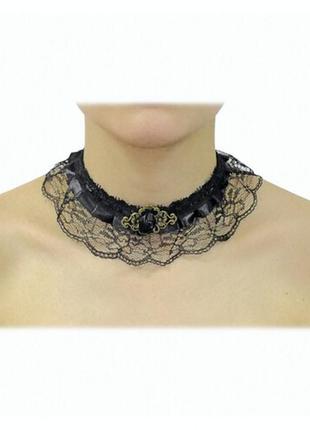 Чокер (choker) ажурный розы, колье, ожерелье