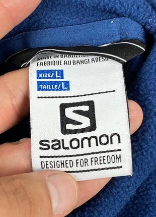 Трекінгова куртка софтшел salomon advancedskin warm 391491 171448 оригінал синя розмір...