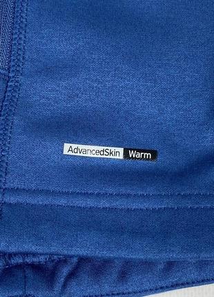 Трекінгова куртка софтшел salomon advancedskin warm 391491 171448 оригінал синя розмір...