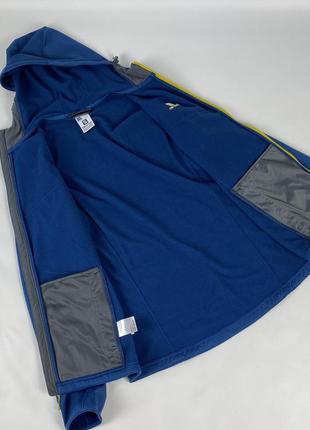 Трекінгова куртка софтшел salomon advancedskin warm 391491 171448 оригінал синя розмір...